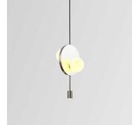 Pendant Light, Nordic Creative Hanging Light G4 Light Source Wrought Iron Modern Pendant Lamp Luxury Chandelier Simple and Exquisite Ceiling Lighting Kitchen Bedroom Corridor Hotel Flush Mount Study