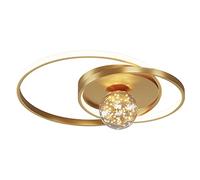 Pendant Lights, Chandelier LED Torus Ceiling Light Ultra Thin Aluminum Ceiling Lamp Round Living Room Bedroom Study Dining Room Decorative Lights [Energy Class A++] Pendant(Gold,45CM)