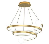 Pendant Lights, Dimmable Pendant Lights Acrylic Chandeliers Lighting LED Ceiling Light Fixture Compatible with Dining Room Living Room with Remote Control Pendant