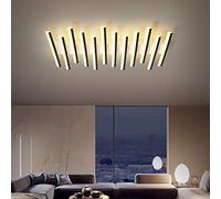 Pendant Lights, LED Ceiling Light Linear Ceiling Lamps Adjustable Hanging Light Chandelier Contemporary Ceiling Light Dimmable 2700K 6500K with Remote Control [Energy Class A+] Pendant(12 Heads 95W)