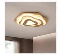 Pendant Lights, LED Ceiling Light White Pendant Compatible with Living Room Bedroom Dining Room Kitchen Channel Remote Control Lamps Chandelier Lamp 40cm Brown fy-83(Yellow,60cm)