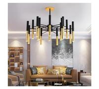 Pendant Lights, LED Chandelier Hanging Light Fixture Chandelier Compatible with The Kitchen Pendant Light Lamps Compatible with Living Room Indoor Lighting Pendant 12 Head Gold(16 Head)