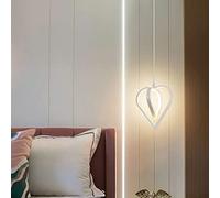 Pendant Lights, LED Chandelier Lamp 18W Heart-Shaped Aluminum Chandelier Adjustable Hanging LED Ceiling Hanging Lamp Single Head Bedroom Pendant Light Compatible with Living Room Bar Co