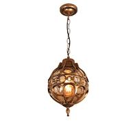 Pendant Lights, LED Chandelier Lamp Chandelier - Spherical Metal Pendant Light Outdoor Waterproof Hanging Lamp Ceiling Light Lighting Fixture Compatible with Villa Garden Decorat Mode