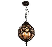Pendant Lights, LED Chandelier Lamp Chandelier - Spherical Metal Pendant Light Outdoor Waterproof Hanging Lamp Ceiling Light Lighting Fixture Compatible with Villa Garden Decorat Mode