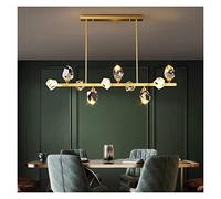 Pendant Lights, LED Chandelier Lamp Gold Luxury Copper Chandeliers Crystal Lampshade Lighting Compatible with Dining Room Mall Cloth Store Hanging Lamp Decorate LED Chandelier PE
