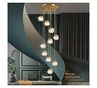 Pendant Lights, LED Chandelier Lamp - Restaurant Small Single Pendant Lights Compatible with Kitchen Island Round Crystal Hanging Lamp Dining Room Home Decor LED Chandelier