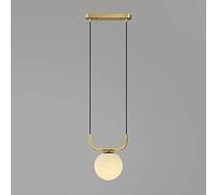 Pendant Lights, Light Luxury Cloud Glass Chandelier LED Fash - Full Copper Decorat Hanging Light Entrance Dining Room BedroomSuspended Chandelier Indoor Lighting Fixtures Pendant(A)
