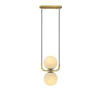 Pendant Lights, Light Luxury Cloud Glass Chandelier LED Fash - Full Copper Decorat Hanging Light Entrance Dining Room BedroomSuspended Chandelier Indoor Lighting Fixtures Pendant(B)