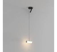 Pendant Spotlight with 360°Rotat, Contemporary LED Ceiling Light Fixture, Adjustable Hanging Height Chandelier for Kitchen Island Dining Room Foyer