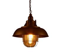 PendantLight, Pendant Light, Country Restaurant Internet Cafe Bar - Industrial Style Retro Wrought Iron Single Head Pot Hanging Lamp,40cm Interesting Life