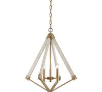 Pendelleuchte Banana Madea Ottone 4-flmg Ø49cm Regolabile Moderno Pranzo Salotto