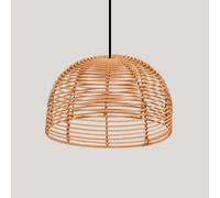 Pendelleuchte Boho E27 Ø 35 CM Cestino Schermo Beige Toki Lampada Sala da Pranzo