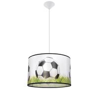 Pendelleuchte Calcio Ragazzi E27 Lampadario Bambini Ø40 cm Bianco Verde