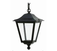 Pendelleuchte Esterno IP44 Rustico Alluminio Nero E27 Genevieve Lampada per