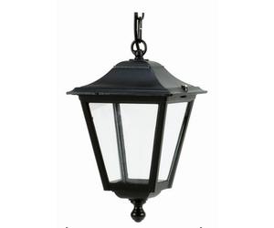 Pendelleuchte Esterno IP44 Rustico Alluminio Nero E27 Genevieve Lampada per