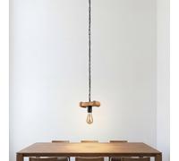 Pendelleuchte Hängeleuchte Piccola Licht-Erlebnisse 20 cm Legno Fiammato per E27