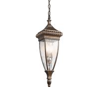 Pendelleuchte IN Bronzo Vetro Vintage Nobile Lucretia Lampada Patio Esterni