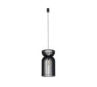 Pendelleuchte Lampada a Sospensione Legno E27 Ø 26cm H: Max 160cm Sala Soggiorno