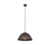 Pendelleuchte Lampada a Sospensione Metallo Braun Ø 34cm Tondo H: Max. 165cm
