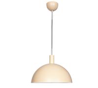 Pendelleuchte Lampada a Sospensione Rotondo D: 38 CM Beige Retrò Metallo E27