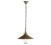 Pendelleuchte Lampada a Sospensione Terrazza Balcone Antico Ottone Fatto Premium