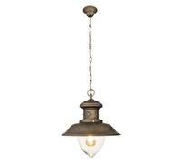 Pendelleuchte Lampada Design Antico IN Ottone Bronzo 40cm Premium Artigianale