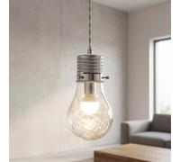 Pendelleuchte Luce a Sospensione Paralume Vetro Lampadine Design Pranzo Lampada