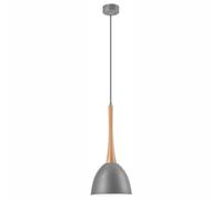Pendelleuchte Metallo Legno IN Grigio Scandinavo Lampada di Design Cucina Pranzo