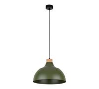 Pendelleuchte Metallo Verde Retrò Ø 34 CM Regolabile E27 Sala Lampada Cucina