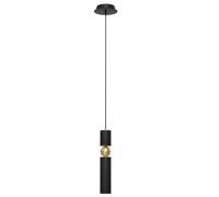 Pendelleuchte Pranzo Metallo Nero Braun Oro L: 12 CM GU10 Sospensione Moderno