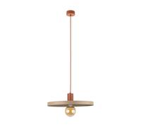 Pendelleuchte Rosso Mattone Grigio Sabbia Metallo Ø40cm E27 Vintage Cucina
