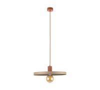 Pendelleuchte Rosso Mattone Grigio Sabbia Metallo Ø40cm E27 Vintage Cucina