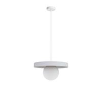 Pendelleuchte Sala Vetro Sfera Blendarm Ø30 CM Bianco E27 Sospensione Cucina