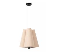 Pendelleuchte Tessuto Sala da Pranzo Beige 34,3 CM E27 Tavolo Lampada Blendarm