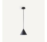 Pendente a cono diametro 19 cm, Moke Nero TU