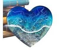 Pendente a Forma di Cuore - Decorazioni Mare a Forma di Cuore | Accessori per la Decorazione di Casa e Giardino per Collezione San Donne Bambini Meditazione Regalo per Feste Laurea e Compleanno
