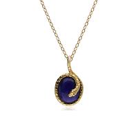 Pendente A Serpente Ovale In Lapis Lazuli ECFEW™