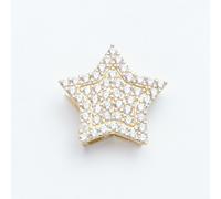 Pendente A Stella Colorato In Oro Giallo 10K Lucido