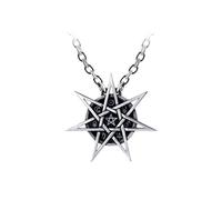 Pendente Alchemy Gotico in Peltro a undici Stelle