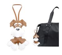 Pendente Animale In Pelle Da Borsa Charm In Mini