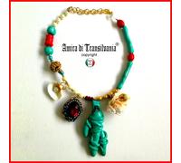 pendente conchiglia naturale rosso turchese perle mare collane gioielli da donna