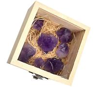 Pendente di Ametista Naturale 100g, Minerale Viola per Studio | Minerale, Ricerca Territoriale e Insegnamento, Lucentezza Raffinata, Texture Delicata, Collezione