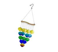 Pendente di cristallo appeso Giardini Suncatchers Venti Campane per Balcone Giardini Riflessione della Luce Display Decorativo Campane Vento di Ferro