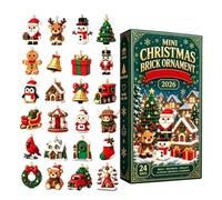 Pendente di Natale , Avvento PVC Collezionabile, Simpatico Ornamento | Conto alla rovescia dal design affascinante, Calendario Santa Renna, Figurine per la casa, Negozio di centro commerciale