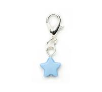 Pendente Miniblings Stella Fortuna Natale Inverno Avvento Piccolo Blu