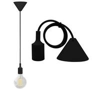 Pendente NERO a Soffitto con cavo e portalampada E27