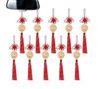 Pendente Per Auto Anno Del Cavallo | Moneta Commemorativa Oro 10 Pezzi Con - Decorazione Cavallo Anno Nuovo Cinese - Per Auto Borse Vetrina Casa Scuola Uffici Caffè Librerie Esposizione