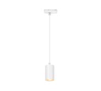 Pendente Per Binari Rail Metallo Bianco Opaco 1 Luce Gu10