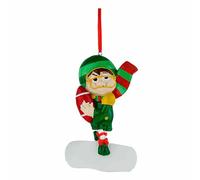 Pendente personalizzabile Elfetto gioca a Rugby Elfidea